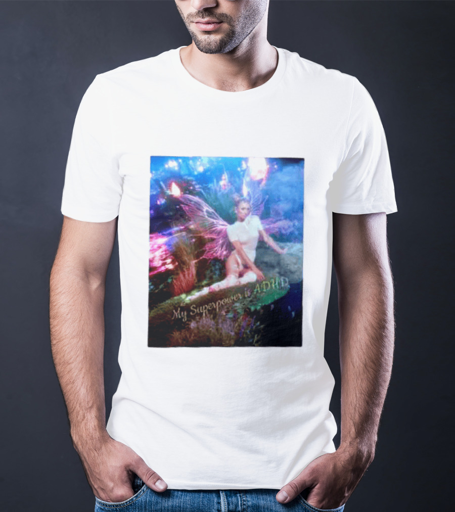 Paris Hilton My Superpower Is ADHD Fairy Meadow T-Shirt