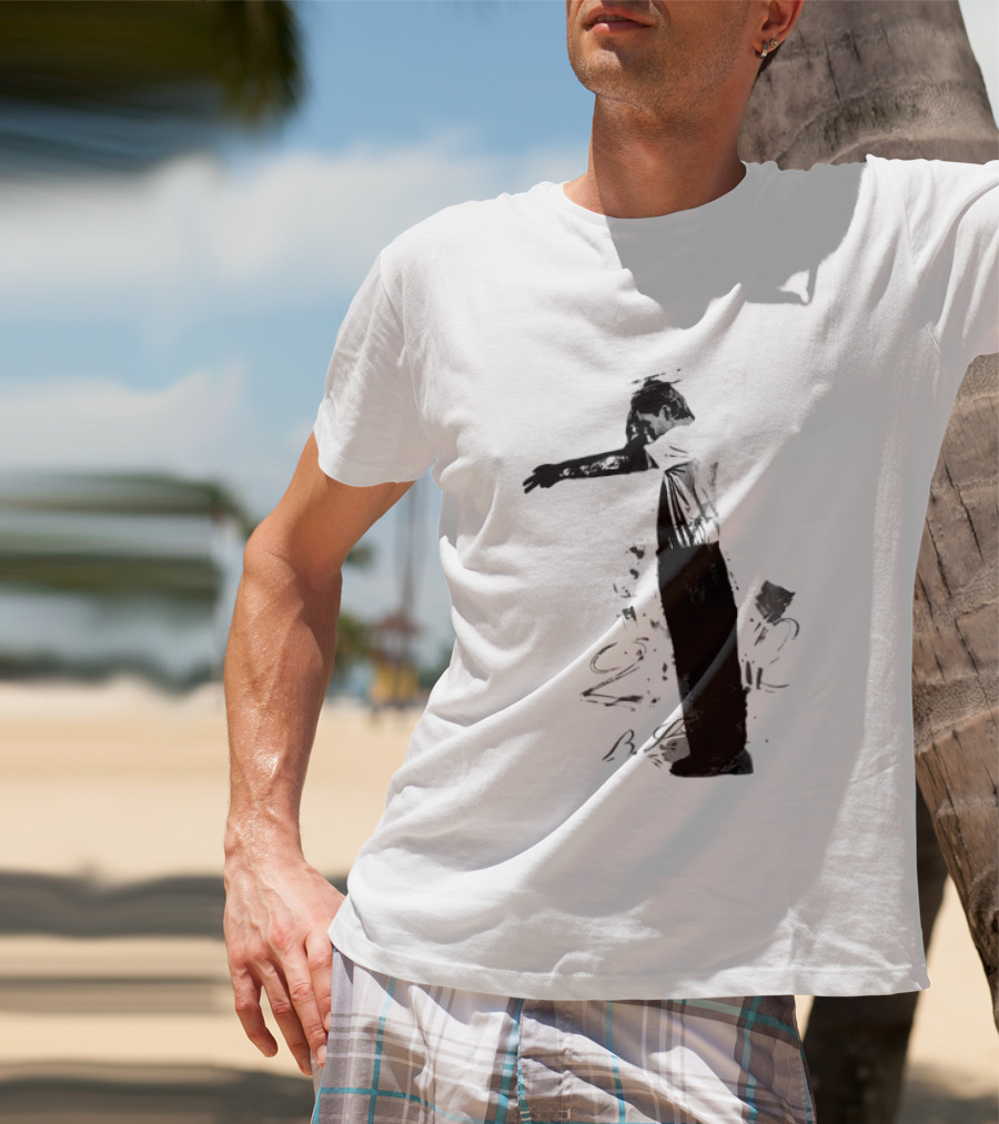 The Kid Laroi A Perfect World Tour 2026 Black Scribble T-Shirt