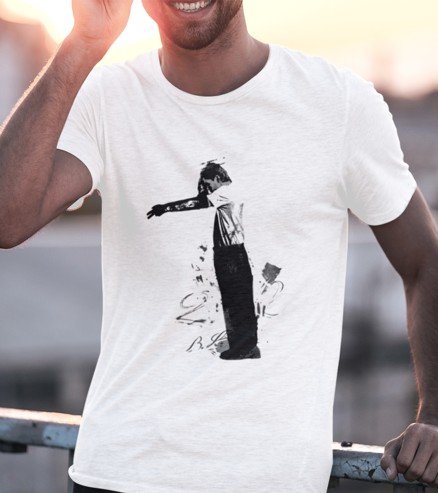 The Kid Laroi A Perfect World Tour 2026 Black Scribble T-Shirt