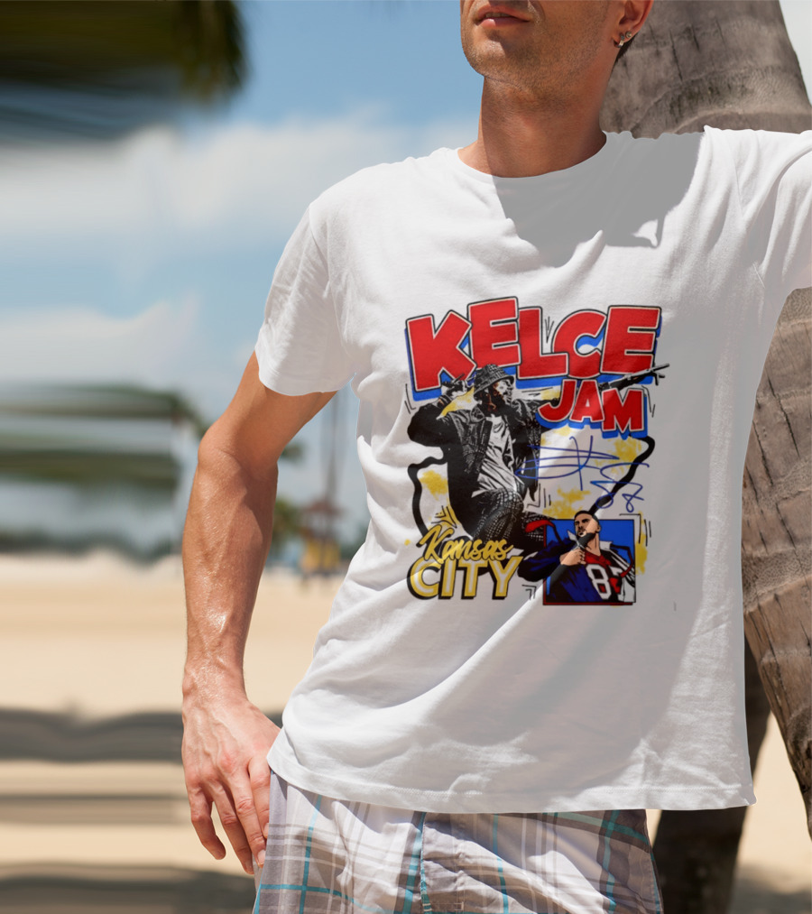 Kelce Jam Kansas City Chiefs Football Star T-Shirt