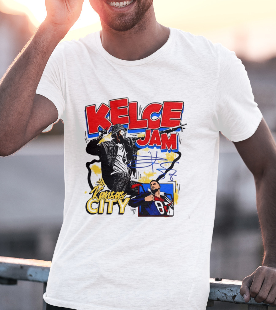 Kelce Jam Kansas City Chiefs Football Star T-Shirt