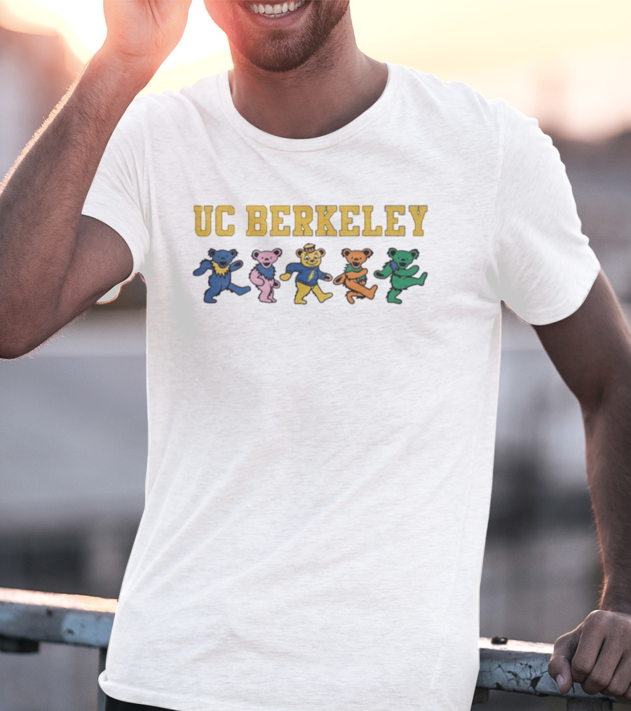UC Berkeley Dancing Bears Grateful Dead Collaboration T-Shirt