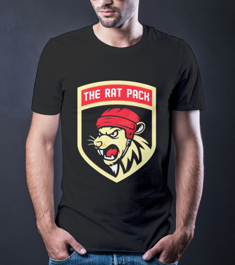 Florida Panthers The Rat Pack NHL Hockey Fierce Lion Head T-Shirt