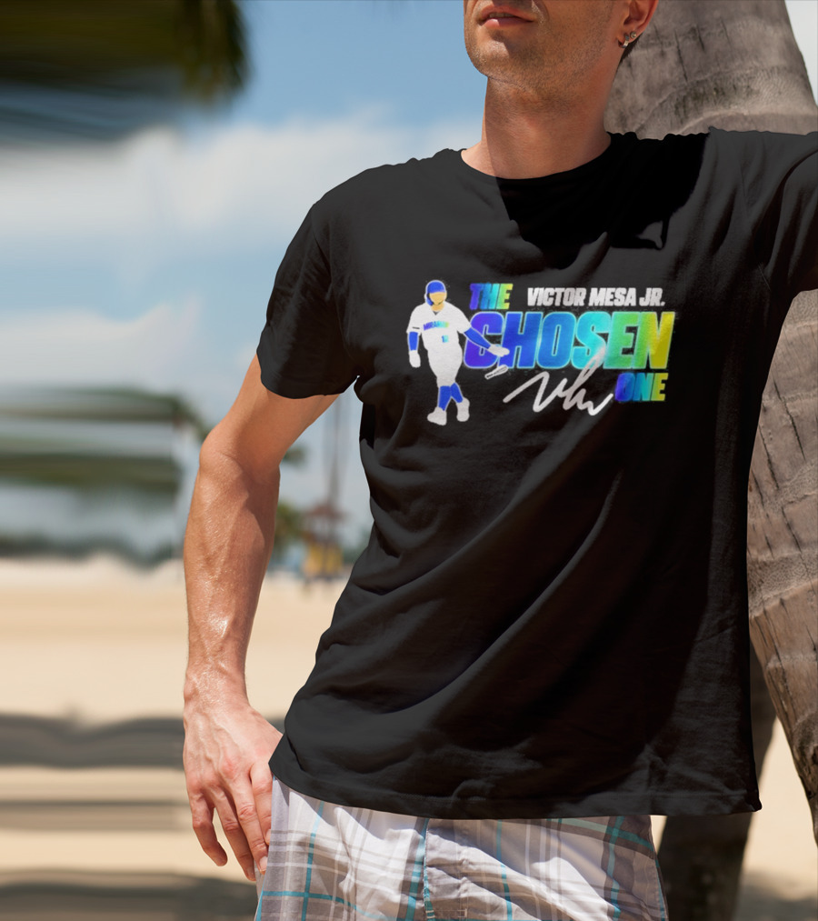 Rays Victor Mesa Jr The Chosen One Baseball Player T-Shirt