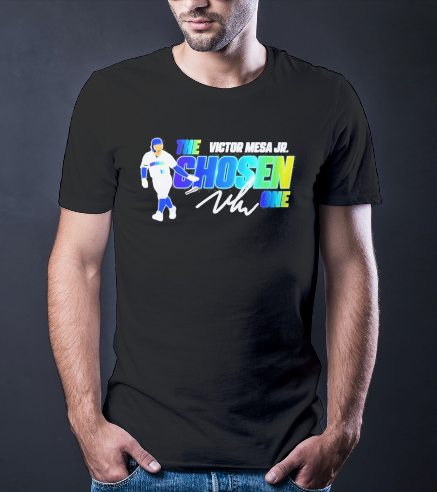 Rays Victor Mesa Jr The Chosen One Baseball Player T-Shirt