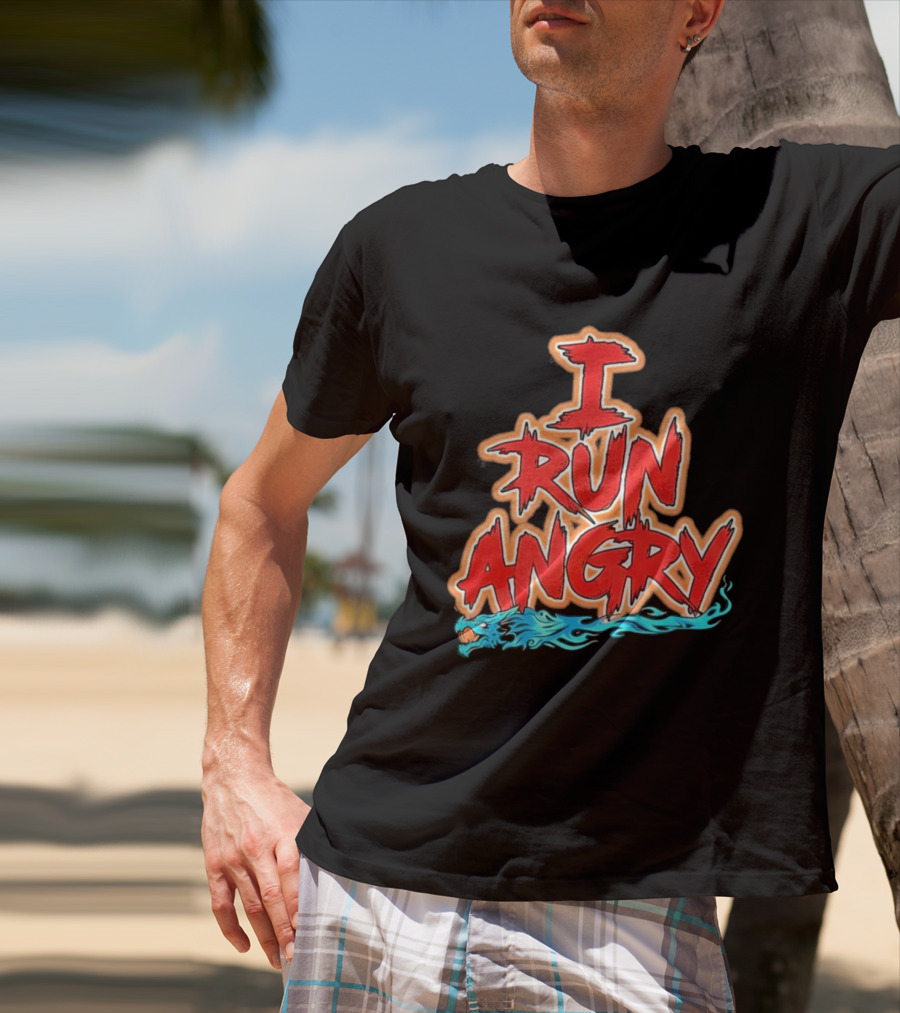 I Run Angry Josh Jacobs Game Day T-Shirt