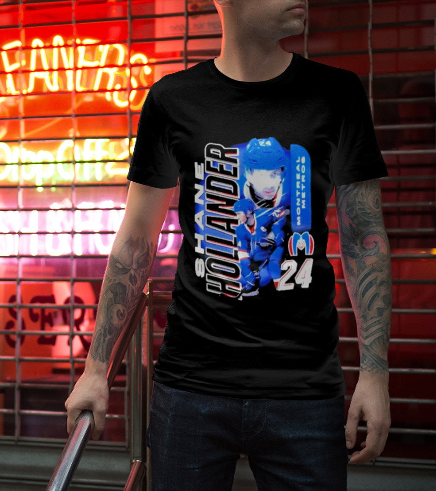 Shane Hollander 24 Montreal Metros Hockey Movie Rivalry T-Shirt