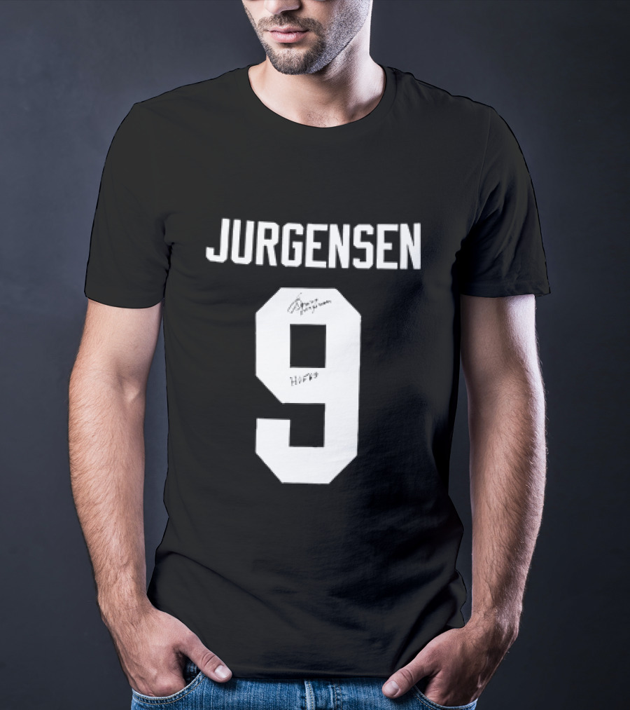 Jurgensen 9 Sonny Jurgensen Washington Redskins In Memory Of 1934 2026 Players 2 Sided T-Shirt