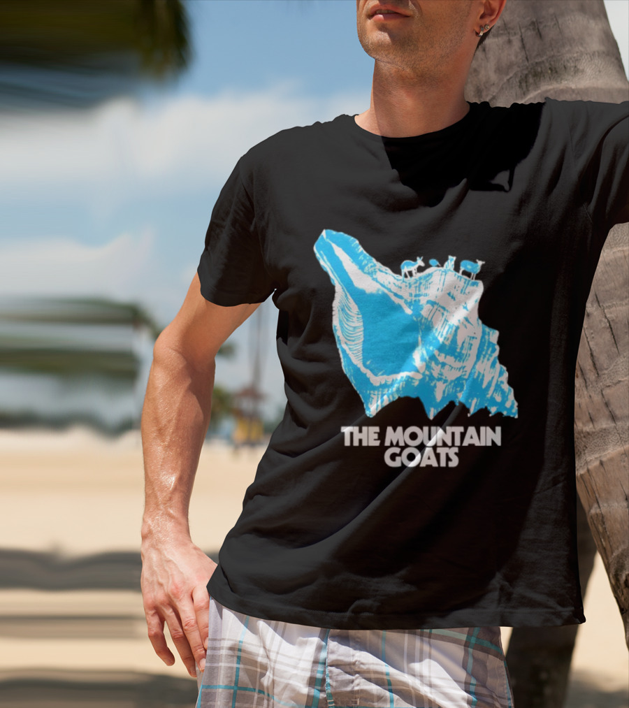 The Mountain Goats Indie Rock John Darnielle Blue Conch T-Shirt