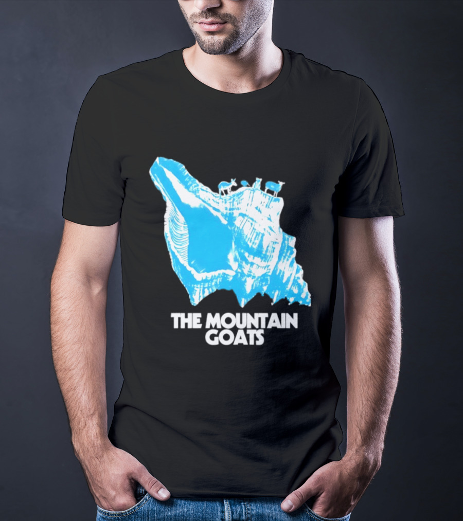 The Mountain Goats Indie Rock John Darnielle Blue Conch T-Shirt