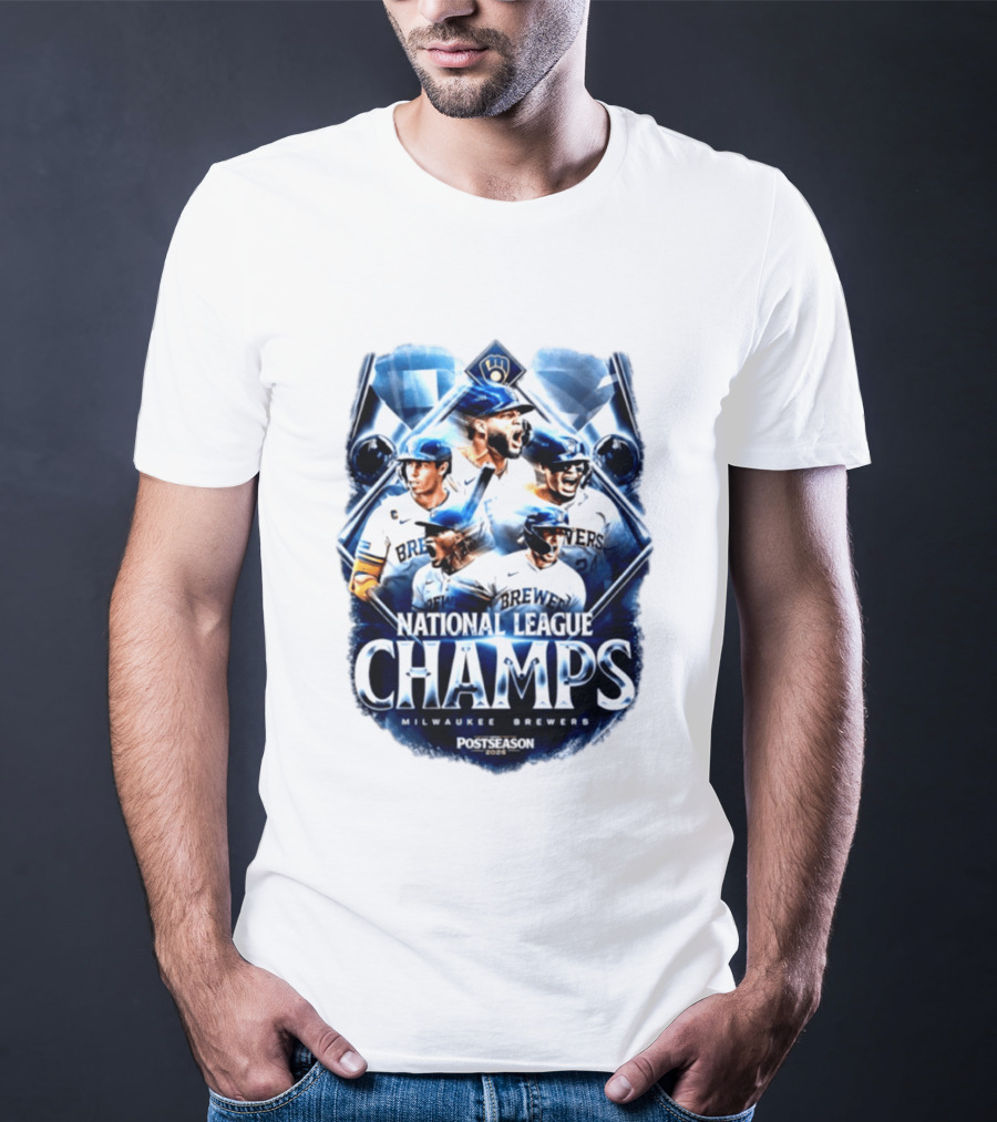 Milwaukee Brewers National League Champs 2026 Postseason T-Shirt