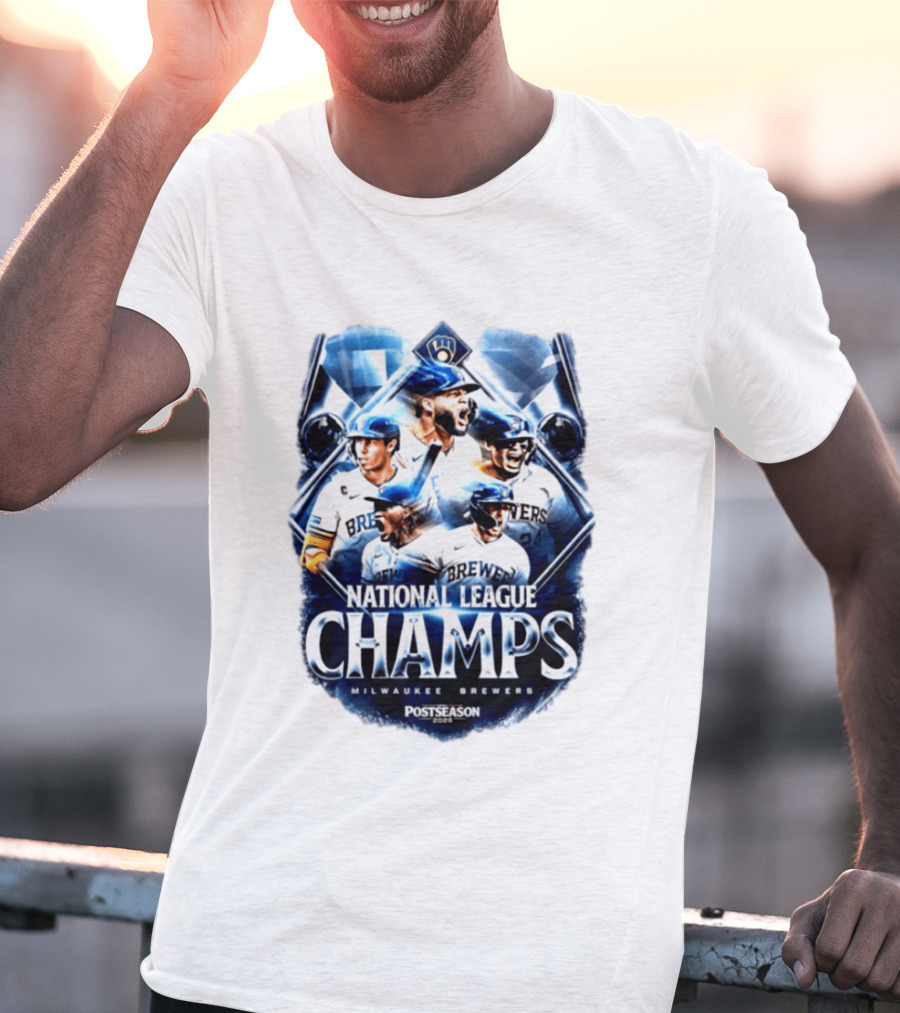 Milwaukee Brewers National League Champs 2026 Postseason T-Shirt