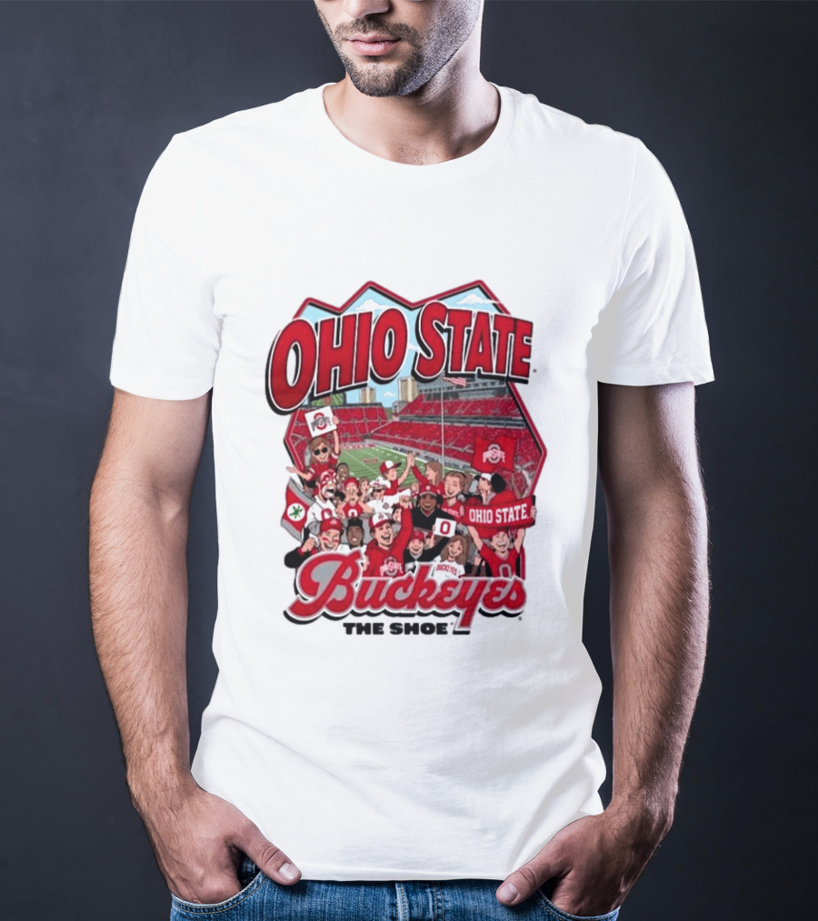 Ohio State Buckeyes The Shoe 2026 Football Ohio Stadium T-Shirt