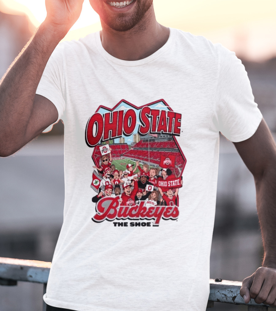 Ohio State Buckeyes The Shoe 2026 Football Ohio Stadium T-Shirt