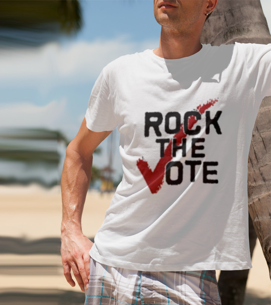 Rock The Vote You Don't Let Other People Choose Your Music Why Let Them Choose Your Future T-Shirt