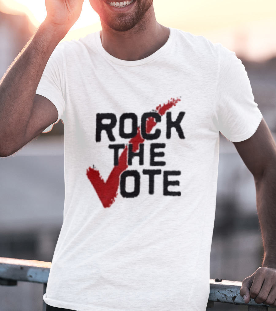 Rock The Vote You Don't Let Other People Choose Your Music Why Let Them Choose Your Future T-Shirt