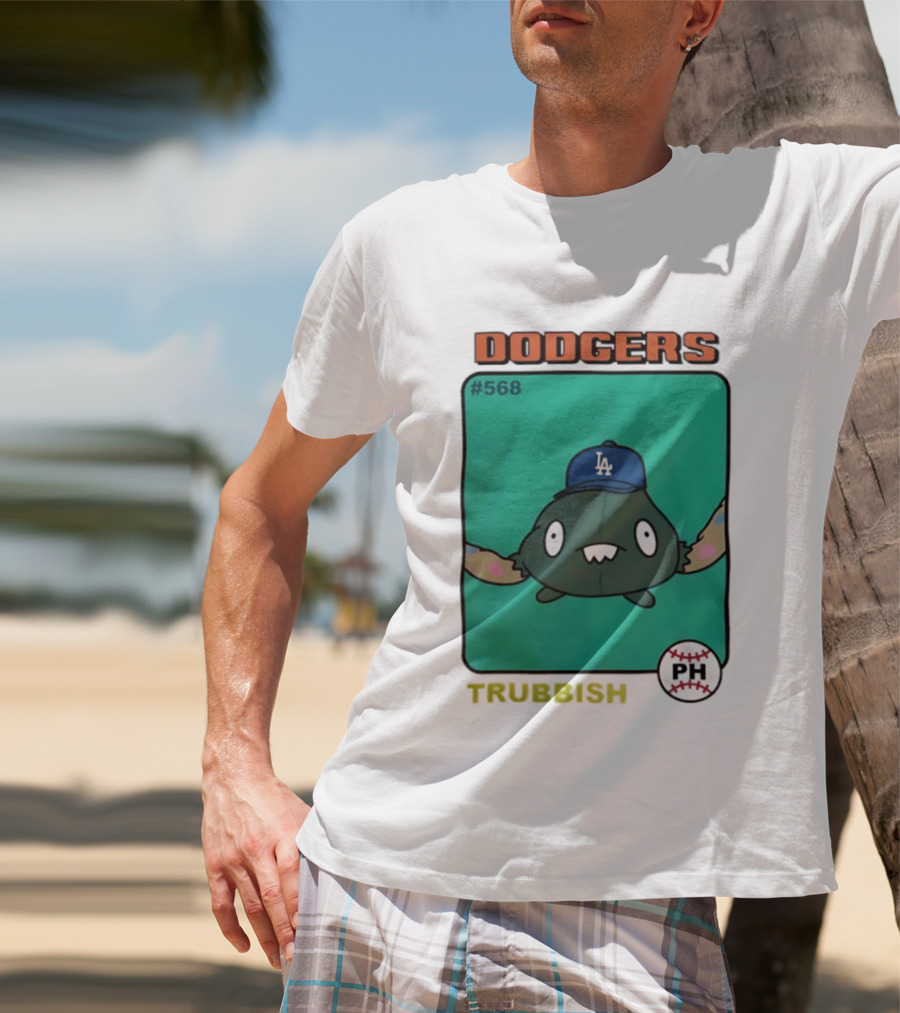 Los Angeles Dodgers Trubbish Pokémon Hat PH #568 T-Shirt