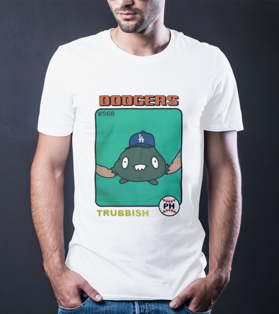 Los Angeles Dodgers Trubbish Pokémon Hat PH #568 T-Shirt