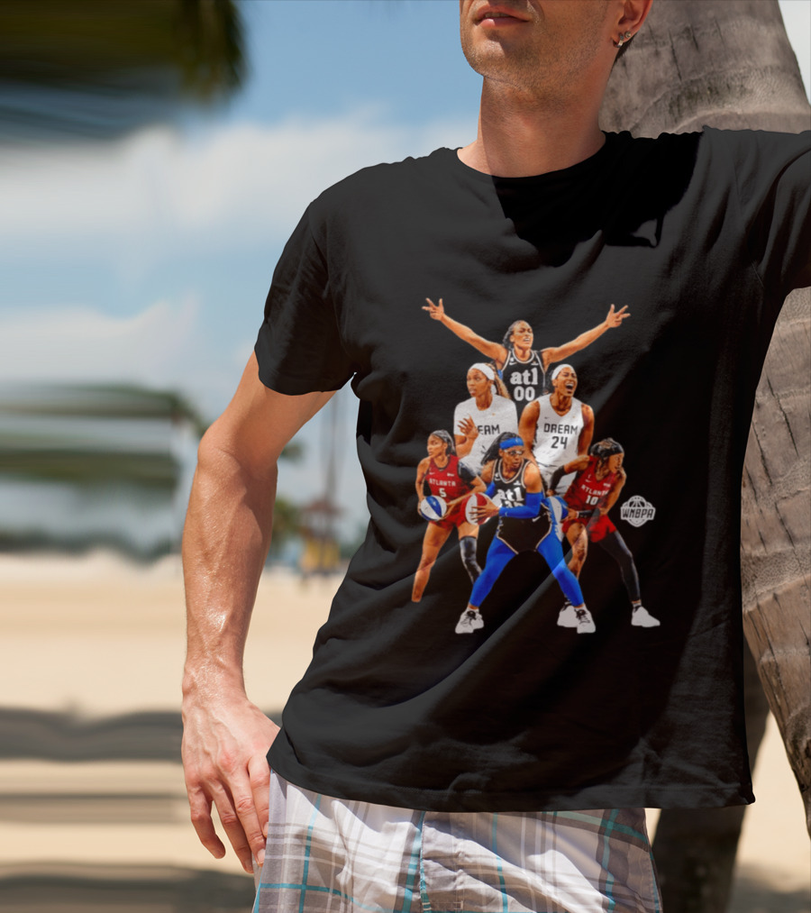 Atlanta Dream ATL All For ATL WNBPA 2026 Basketball Team Collaboration T-Shirt