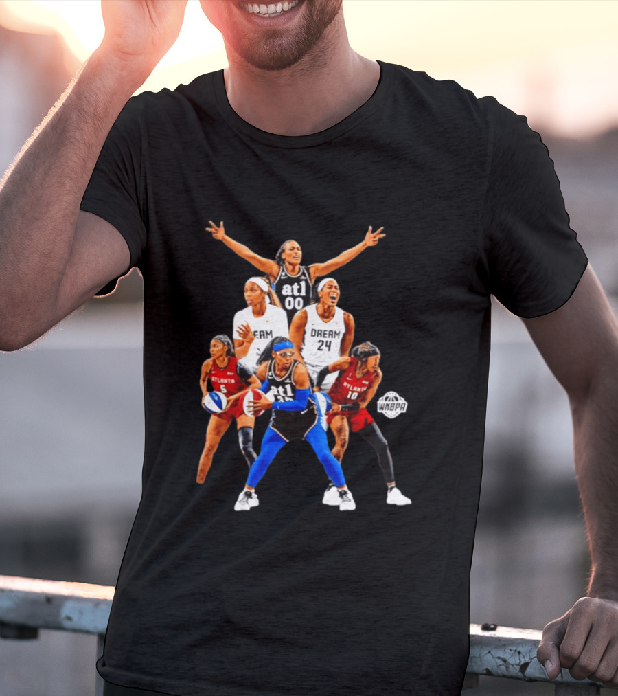 Atlanta Dream ATL All For ATL WNBPA 2026 Basketball Team Collaboration T-Shirt