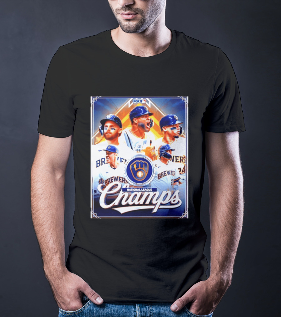 Milwaukee Brewers 2026 MLB Postseason NLCS Champs National League T-Shirt
