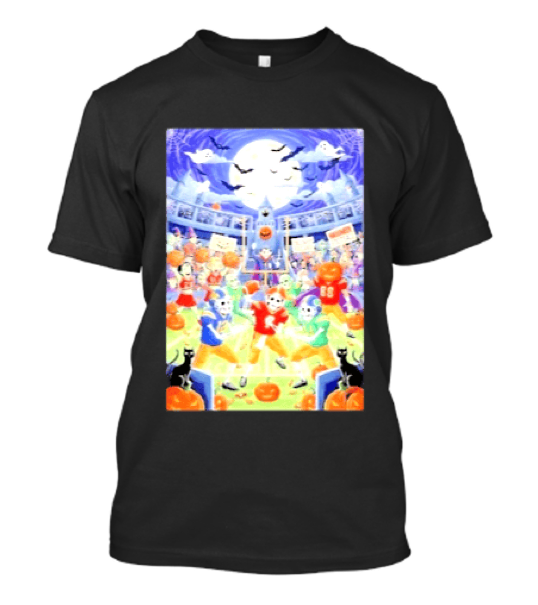 Halloween 2026 Skeleton Palloweet Football Spooky Game Party Pumpkin Night T-Shirt