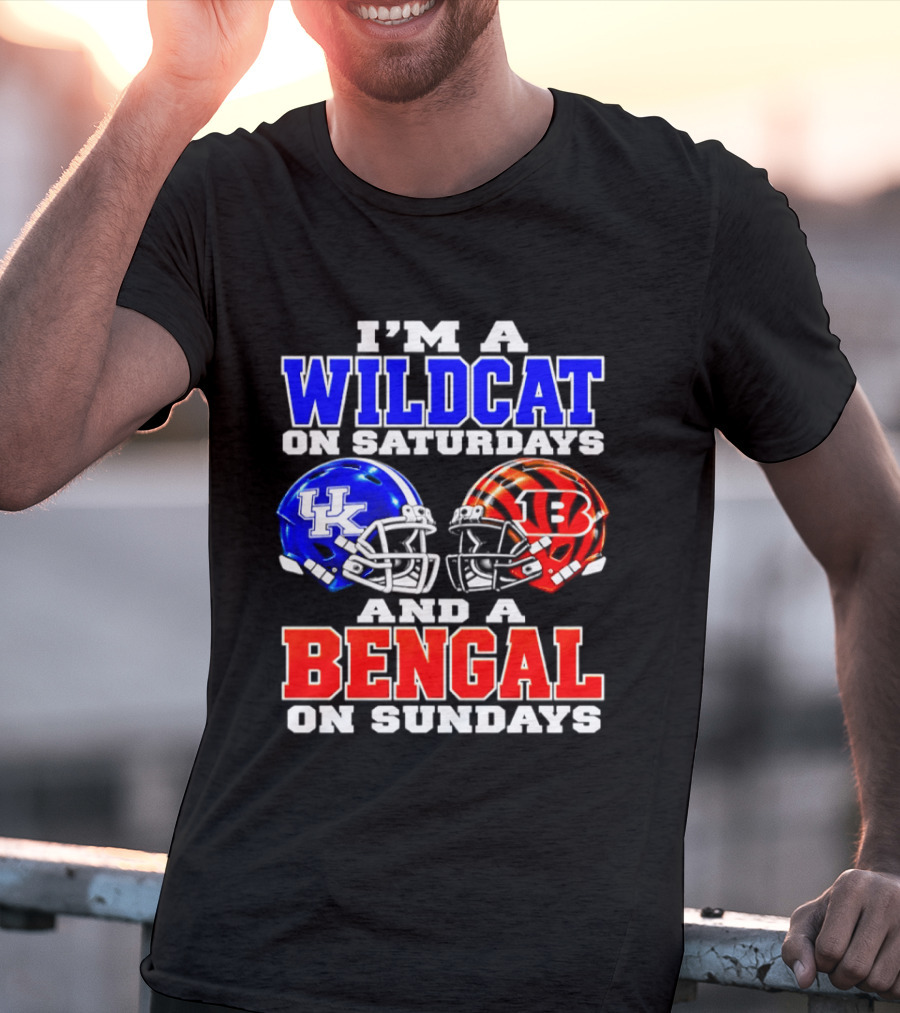 I'm A Kentucky Wildcat On Saturdays And A Bengal On Sundays T-Shirt