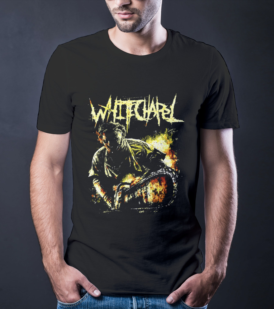 Whitechapel Australia 2026 Tour Chainsaw Artistry T-Shirt