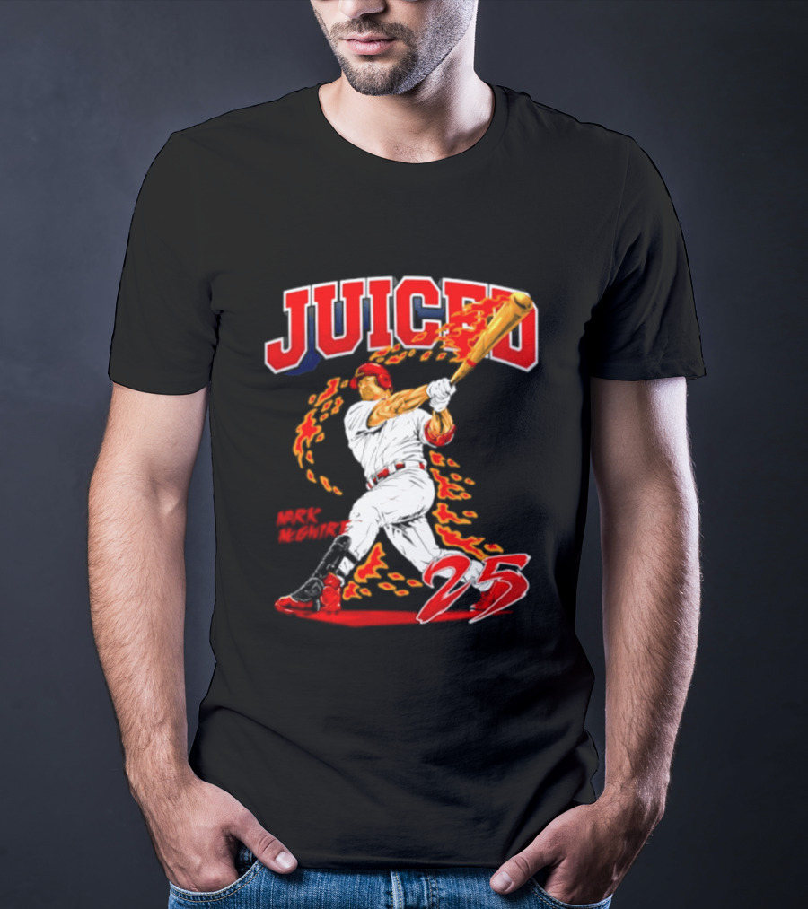 Juiced 25 St. Louis Cardinals MLB Slugger Swing T-Shirt