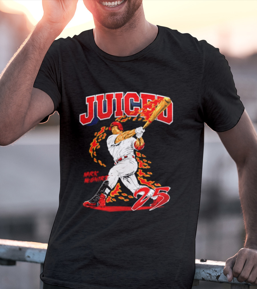 Juiced 25 St. Louis Cardinals MLB Slugger Swing T-Shirt