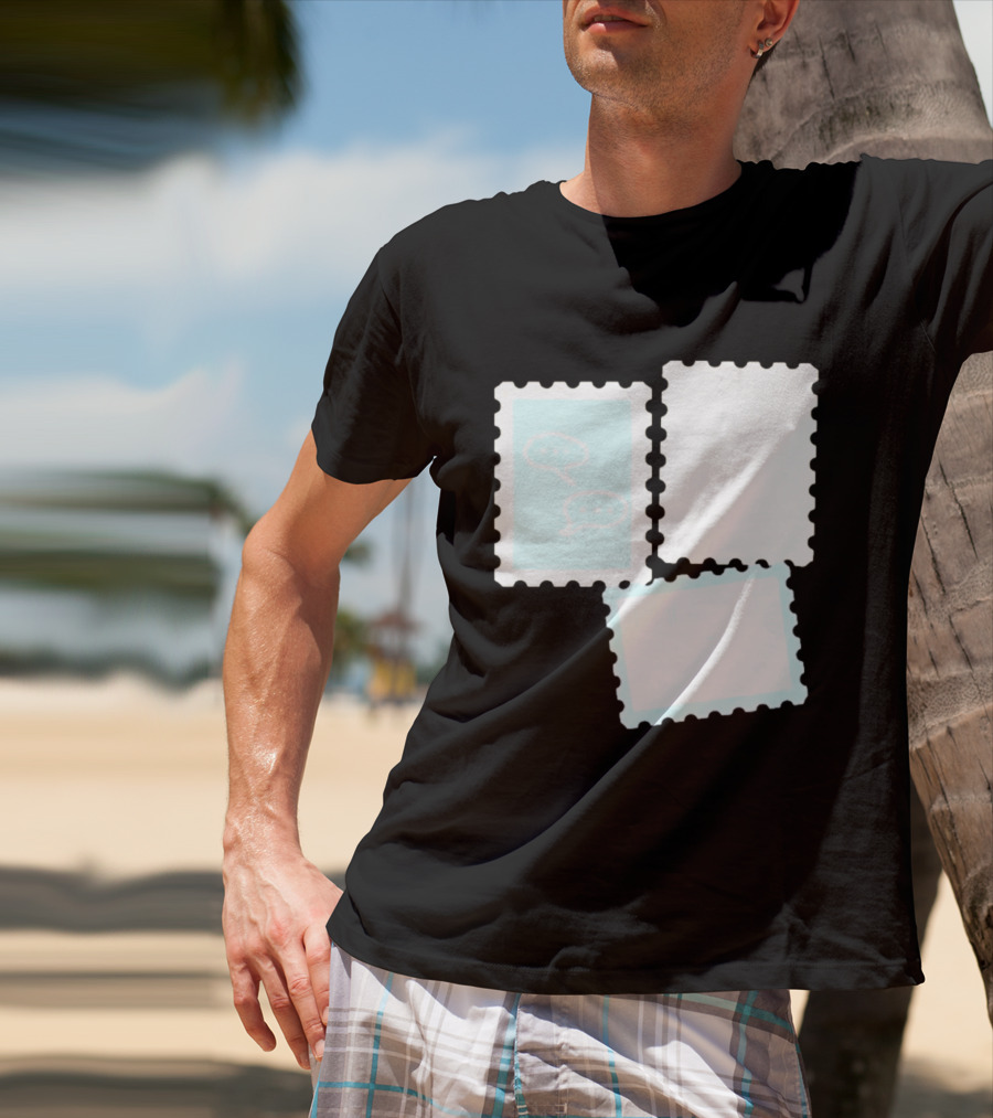 MassBQ Postage Stamps Speech Bubbles Collection T-Shirt