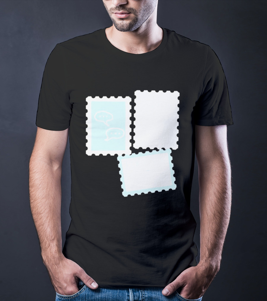 MassBQ Postage Stamps Speech Bubbles Collection T-Shirt