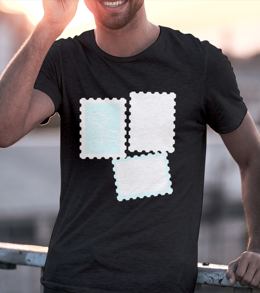 MassBQ Postage Stamps Speech Bubbles Collection T-Shirt