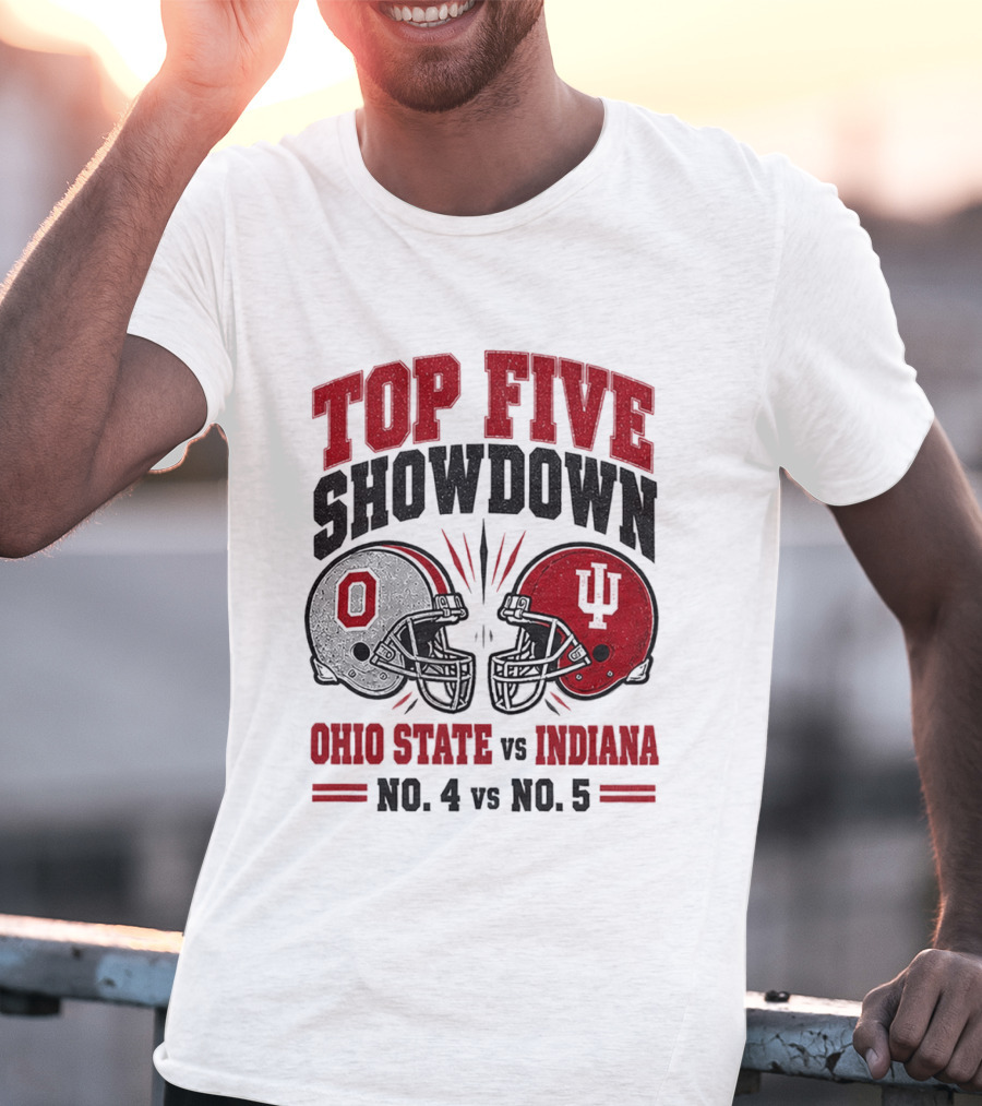 Ohio State Vs Indiana Top Five Showdown No 4 Vs No 5 T-Shirt