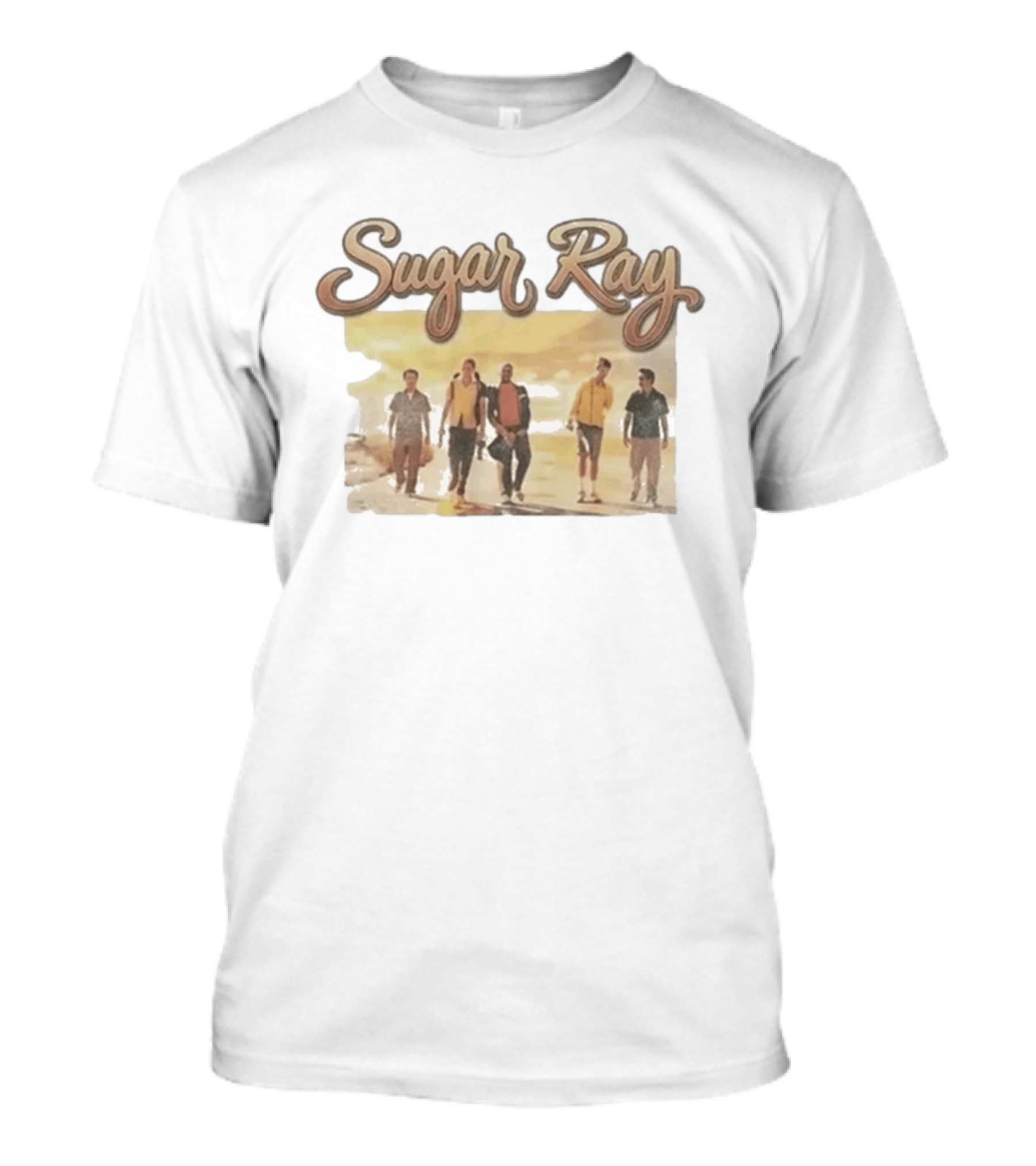 Sugar Ray 90s Rock Band Sunset Group Walk T-Shirt