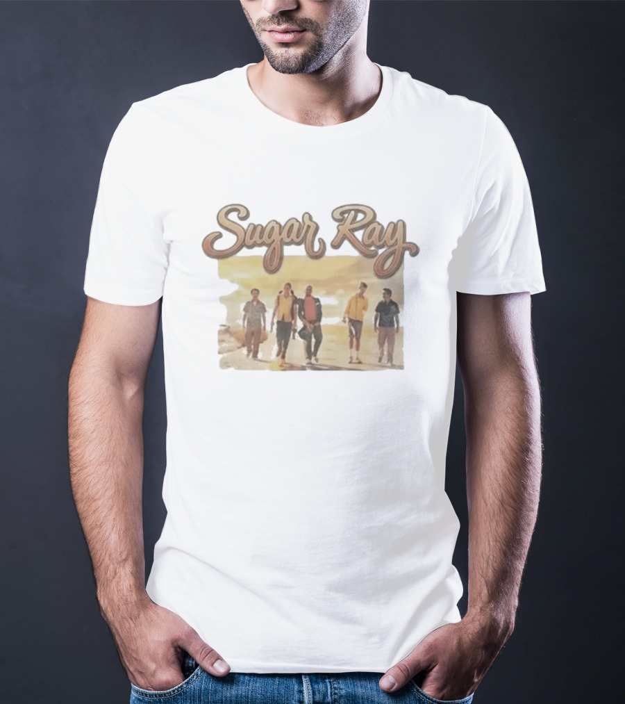 Sugar Ray 90s Rock Band Sunset Group Walk T-Shirt