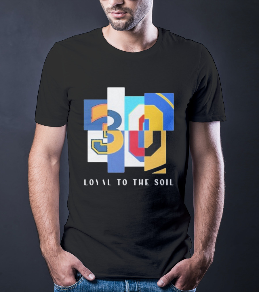 30 Loyal To The Soil Sports-Inspired Patchwork Style T-Shirt