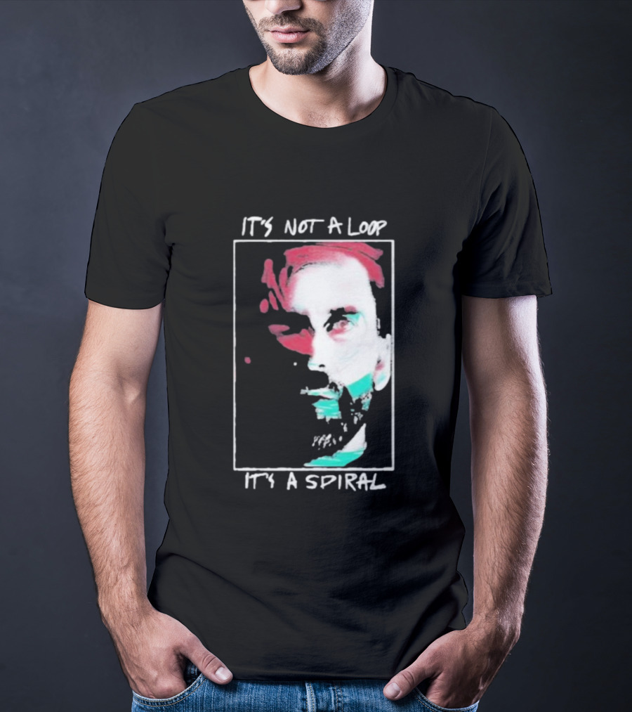 Alan Wake 2 It's Not A Loop It's A Spiral Portrait Style T-Shirt
