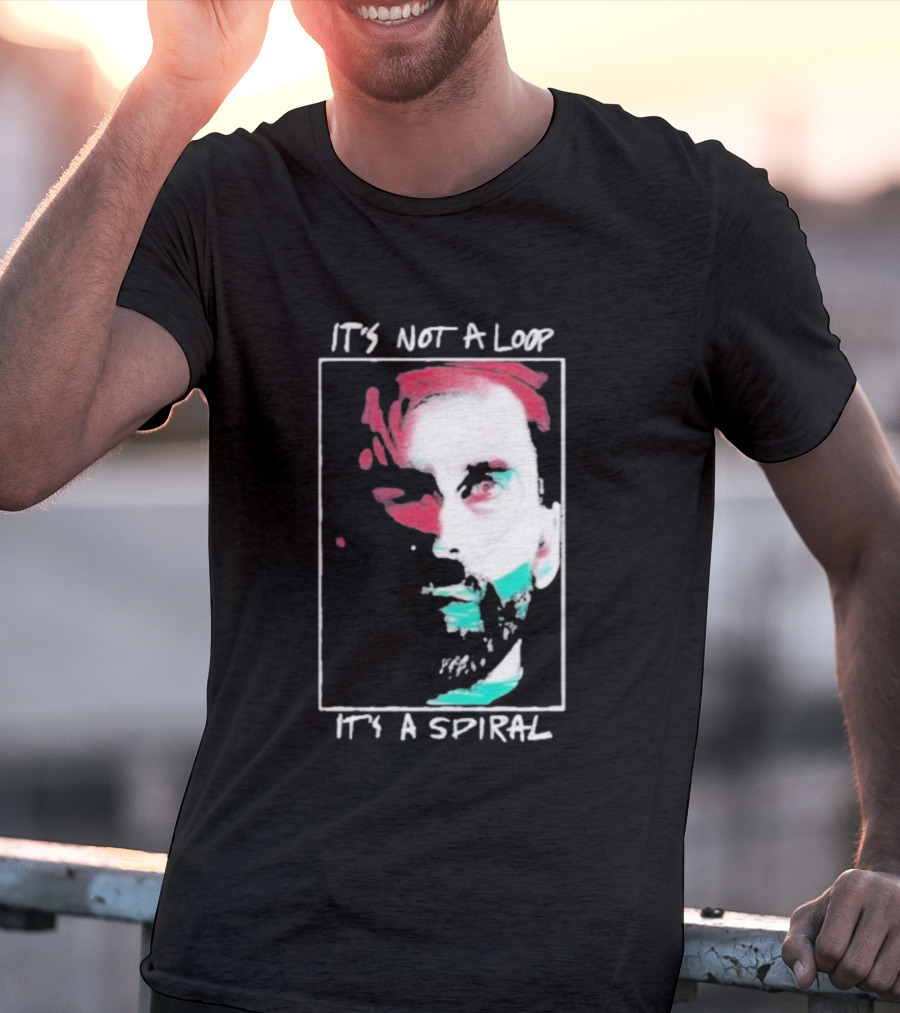 Alan Wake 2 It's Not A Loop It's A Spiral Portrait Style T-Shirt