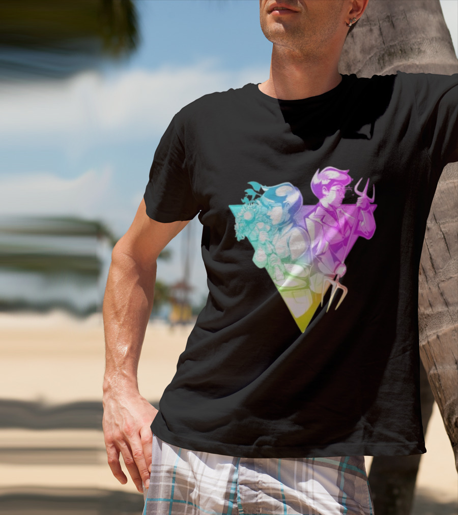 BDTH Division Character Illustration Gradient Style T-Shirt
