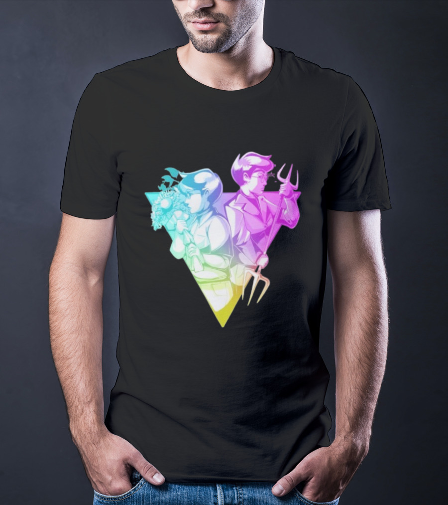 BDTH Division Character Illustration Gradient Style T-Shirt