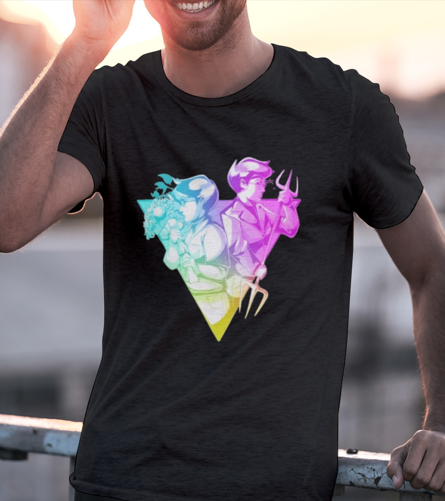 BDTH Division Character Illustration Gradient Style T-Shirt
