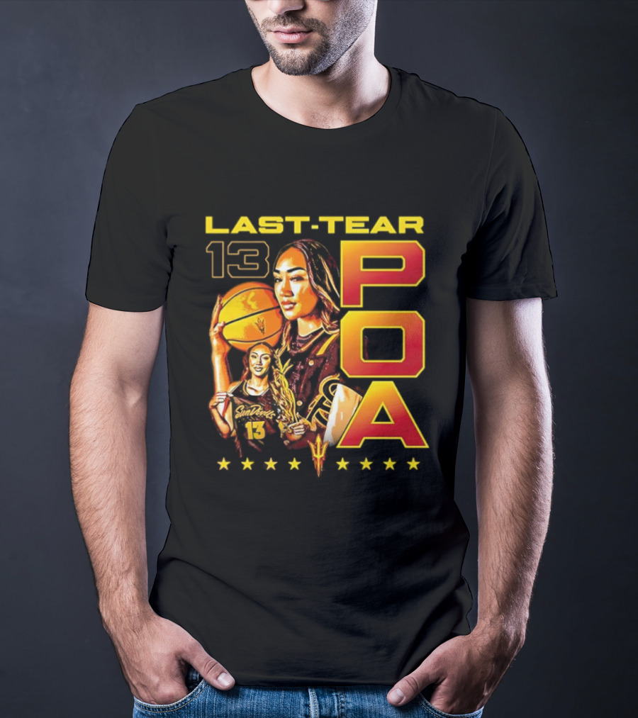 Last Tear 13 POA Arizona State Sun Devils Women's Basketball T-Shirt