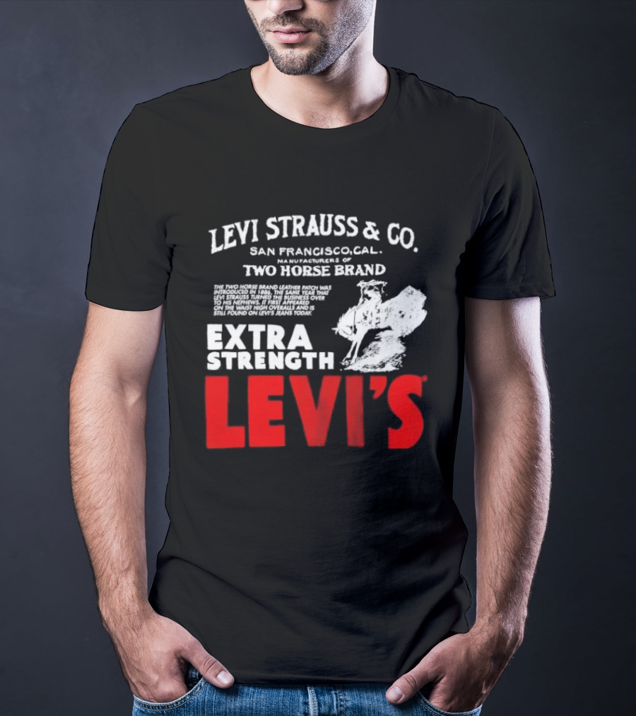 Levi Strauss & Co. San Francisco Two Horse Brand Extra Strength Levi's T-Shirt