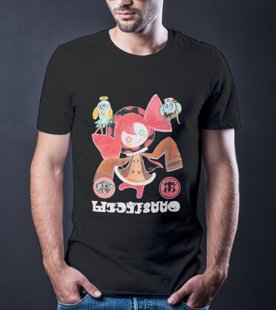 Puella Magi Madoka Magica Charlotte Kawaii Anime Character With Cute Red And Pink Features T-Shirt