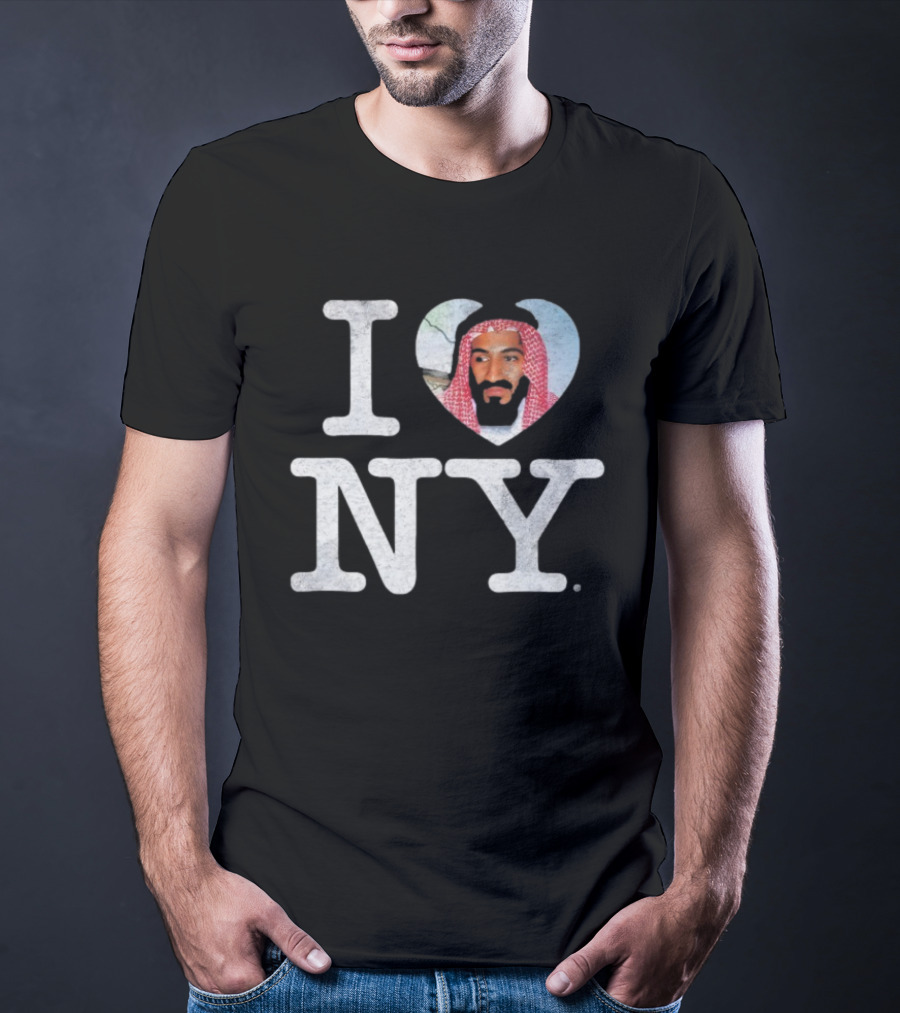 I Love NY With Saudi Arabia Twist Image T-Shirt