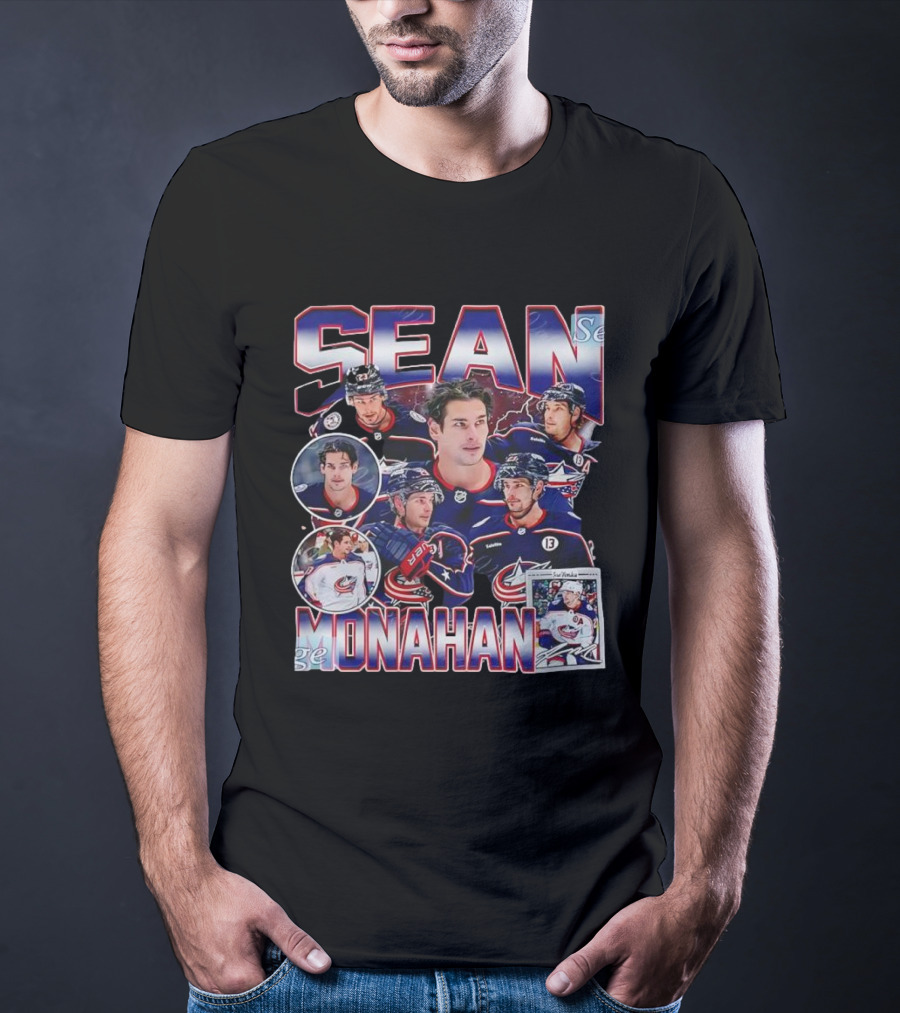 Sean Monahan Columbus Hockey Collection T-Shirt