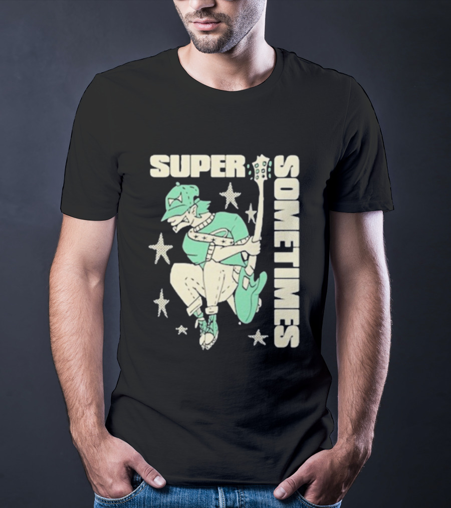 Super Sometimes Jumpman Guitar Star Icon T-Shirt
