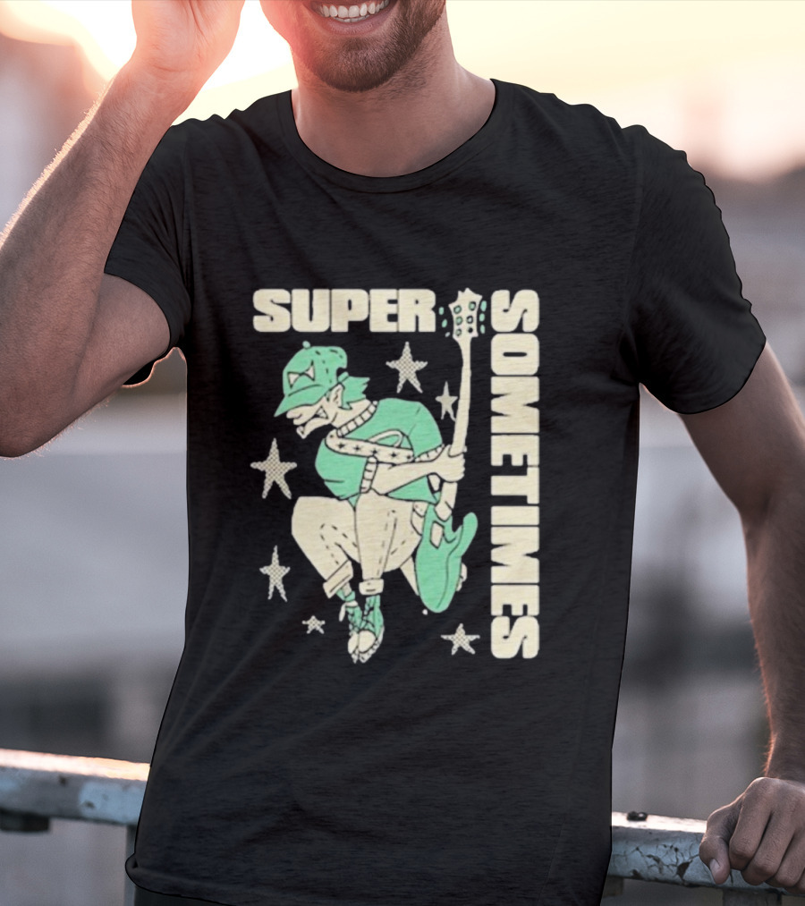 Super Sometimes Jumpman Guitar Star Icon T-Shirt