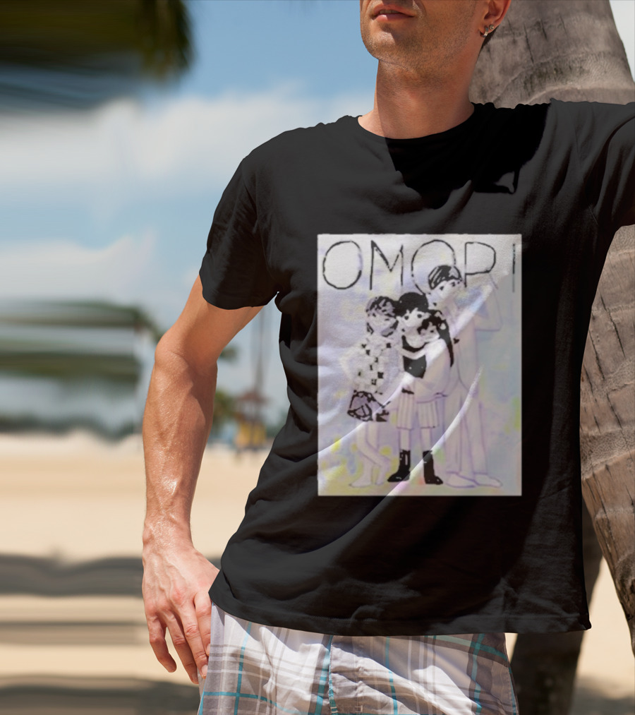 OMORI Game Characters Group Illustration T-Shirt